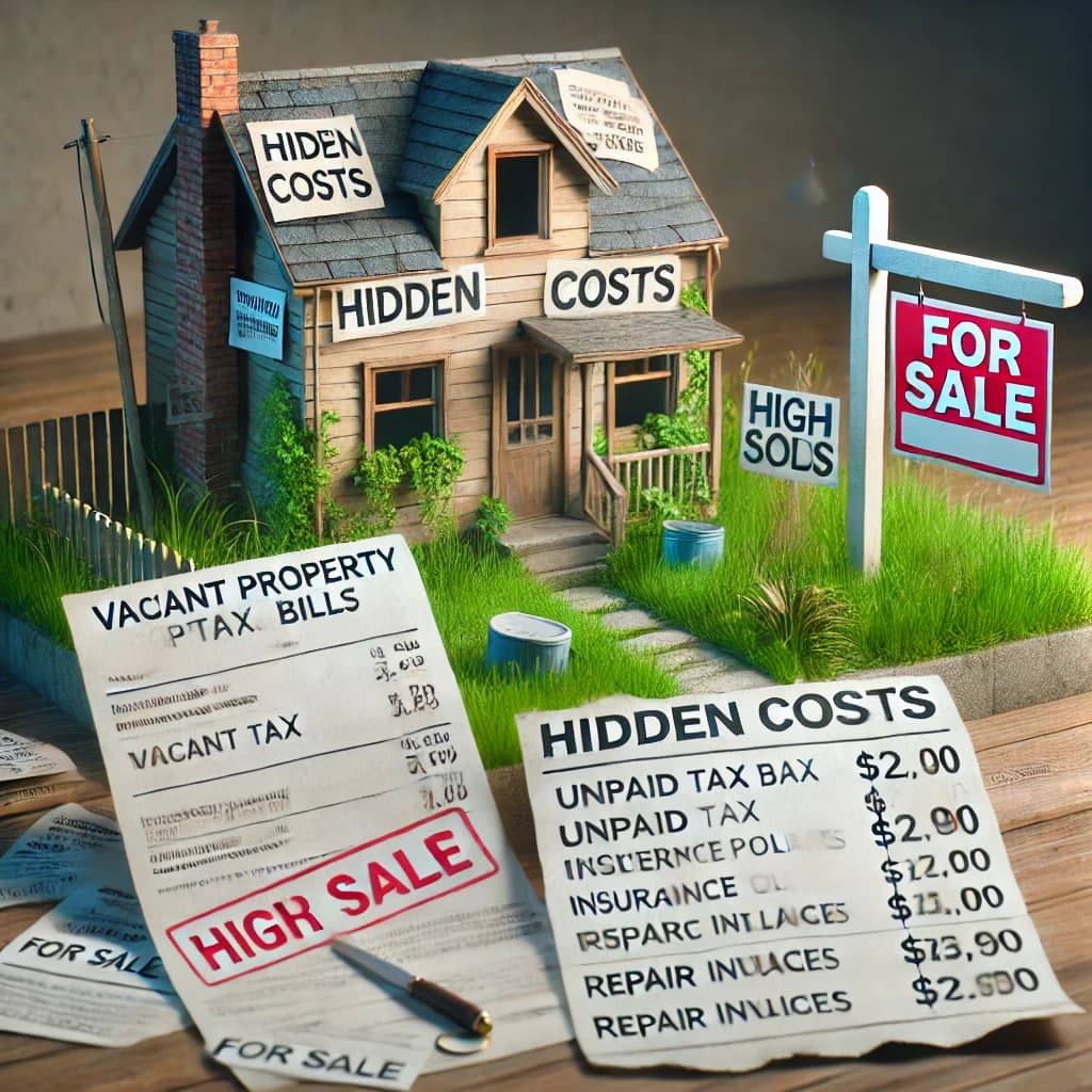 Vacant property in Ontario with hidden maintenance and insurance costs