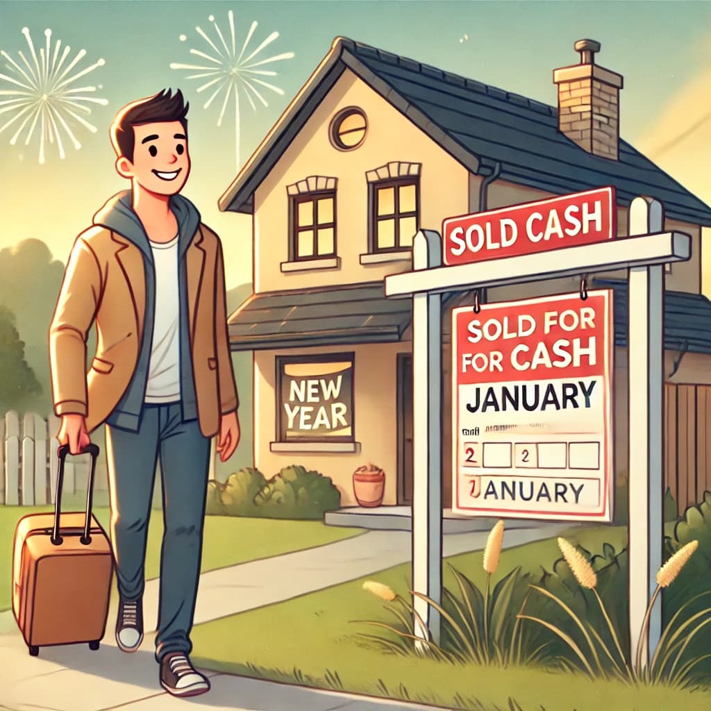 Selling your house fast for cash for the new year!